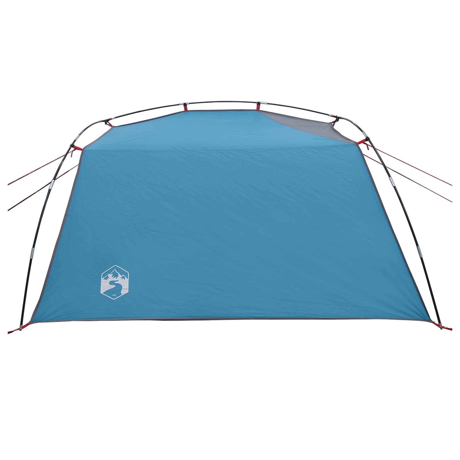 Tunnelzelt 2 Personen Blau 185T Polyester mit PU-Beschichtung