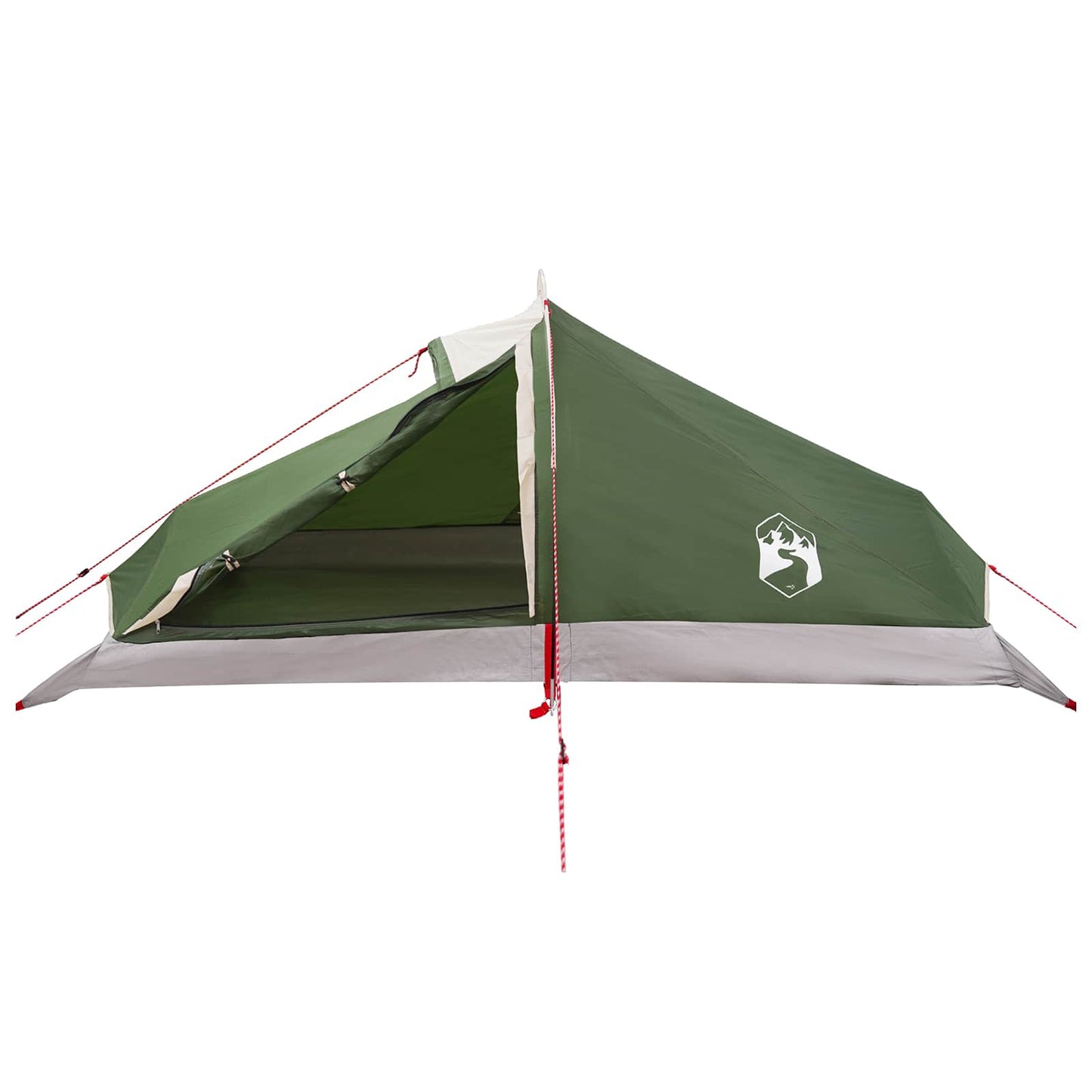 Trekkingzelt 4 Personen Grün 185T Polyester mit PU-Beschichtung