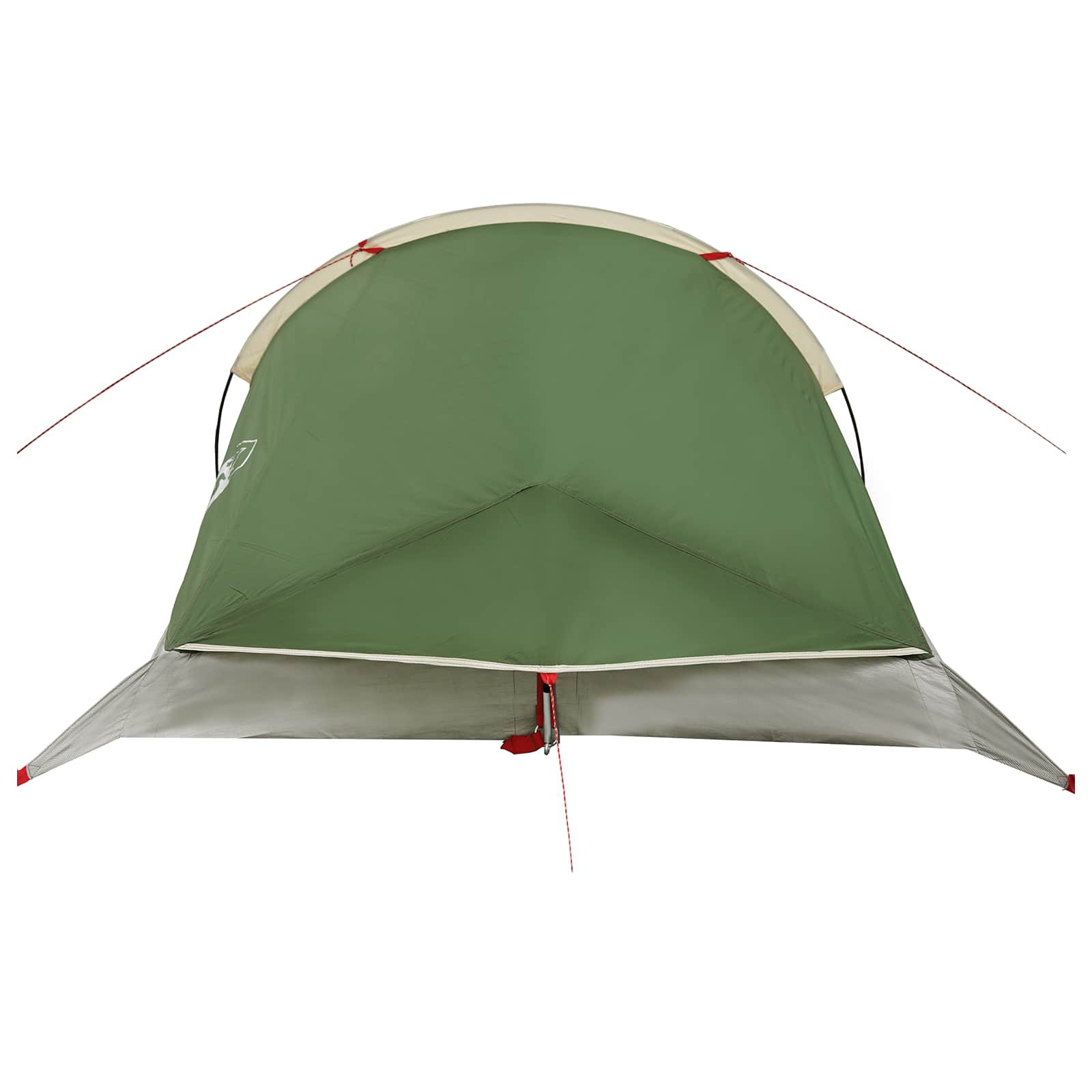 Trekkingzelt 4 Personen Grün 185T Polyester mit PU-Beschichtung