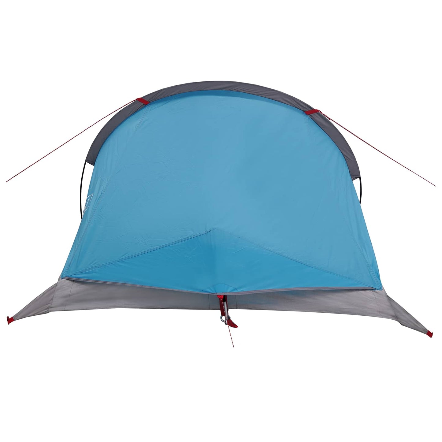 Trekkingzelt 4 Personen Blau 185T Polyester mit PU-Beschichtung