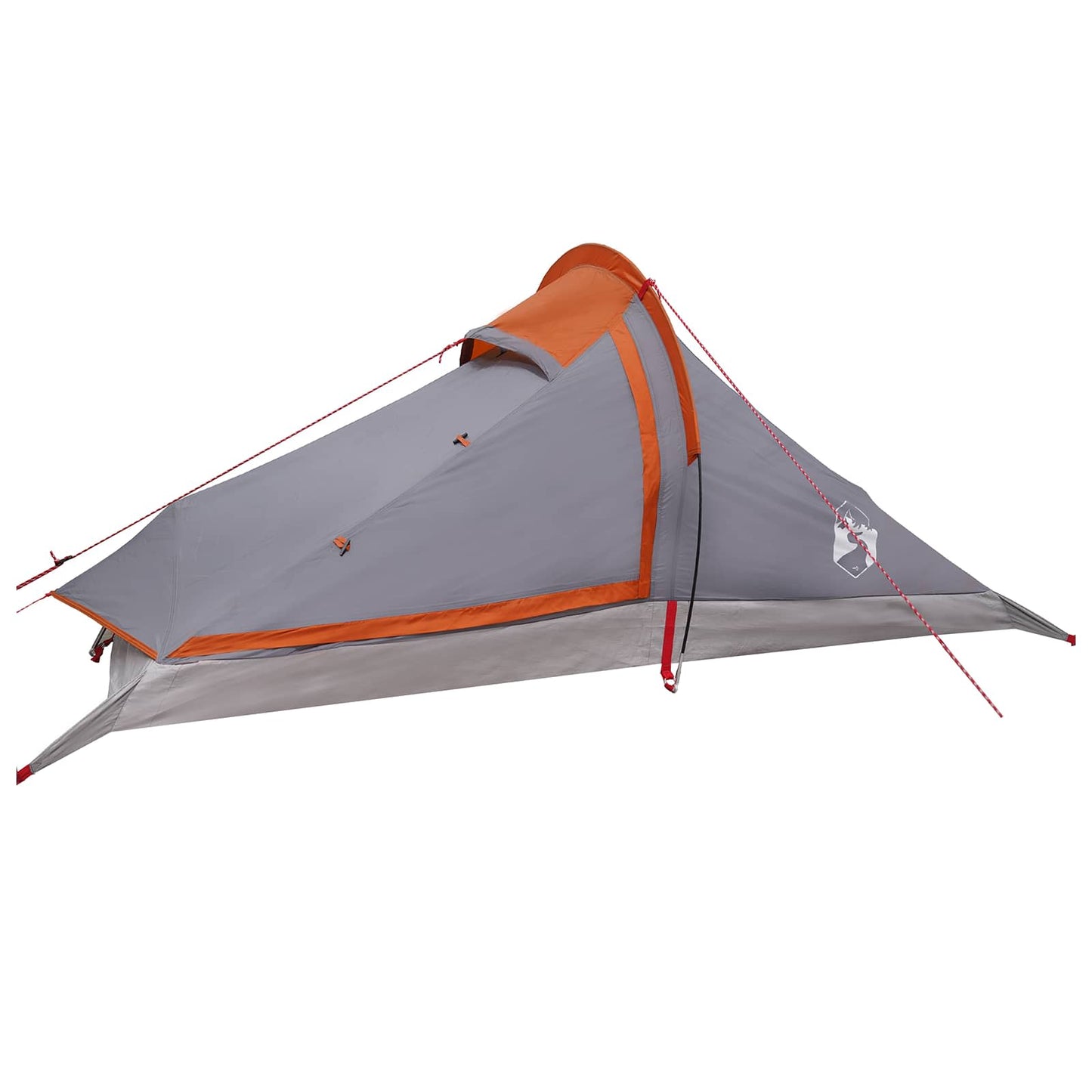 Trekkingzelt 4 Personen Grau und Orange