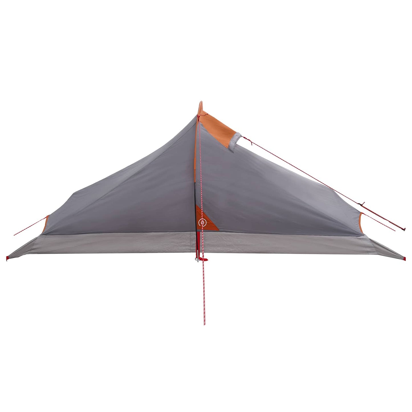 Trekkingzelt 4 Personen Grau und Orange