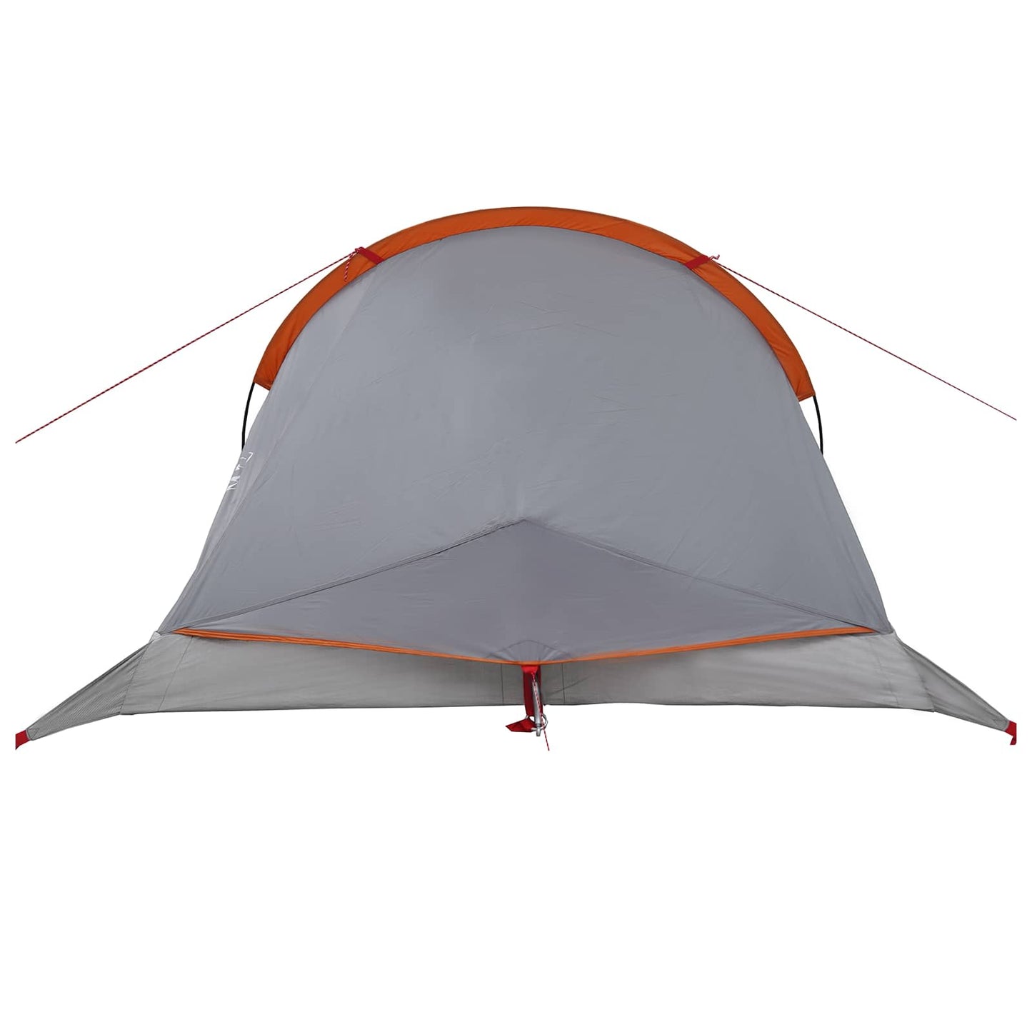 Trekkingzelt 4 Personen Grau und Orange