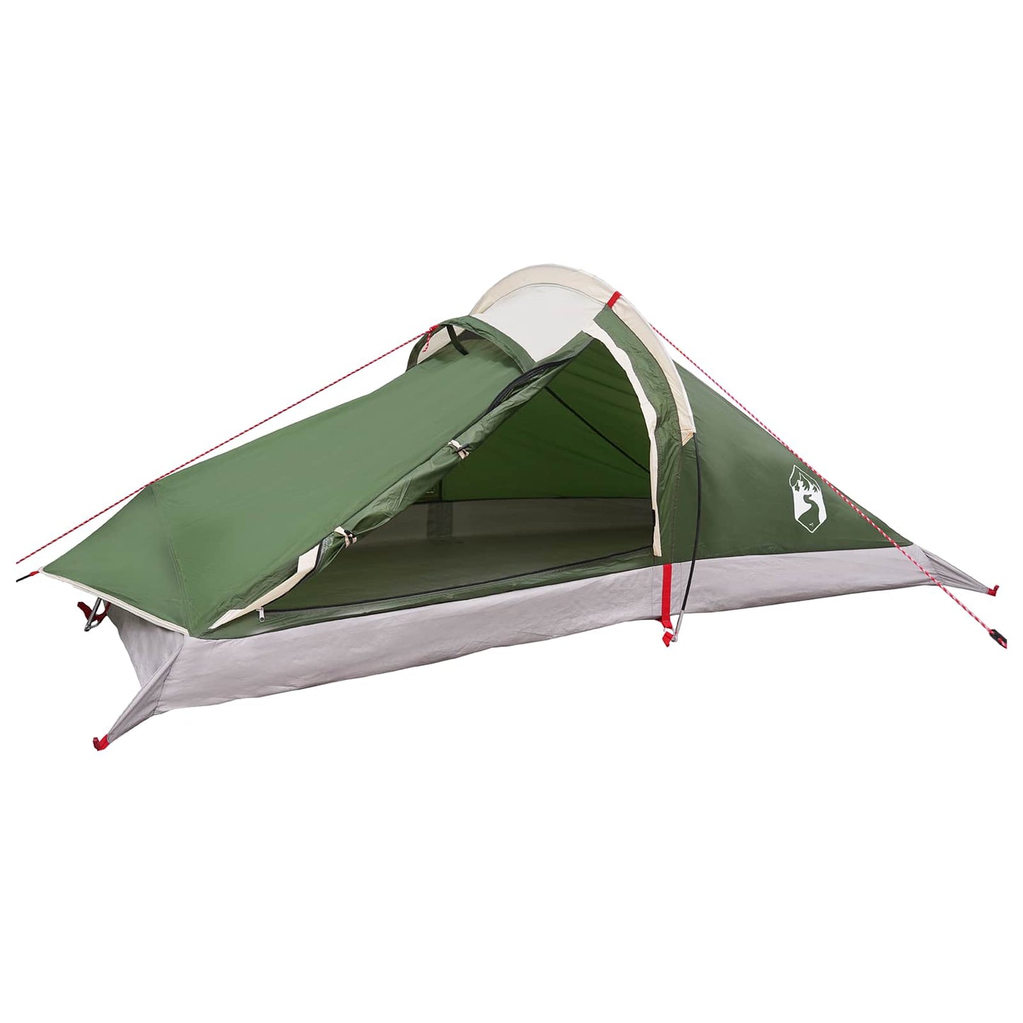 Trekkingzelt 2 Personen Grün 185T Polyester mit PU-Beschichtung
