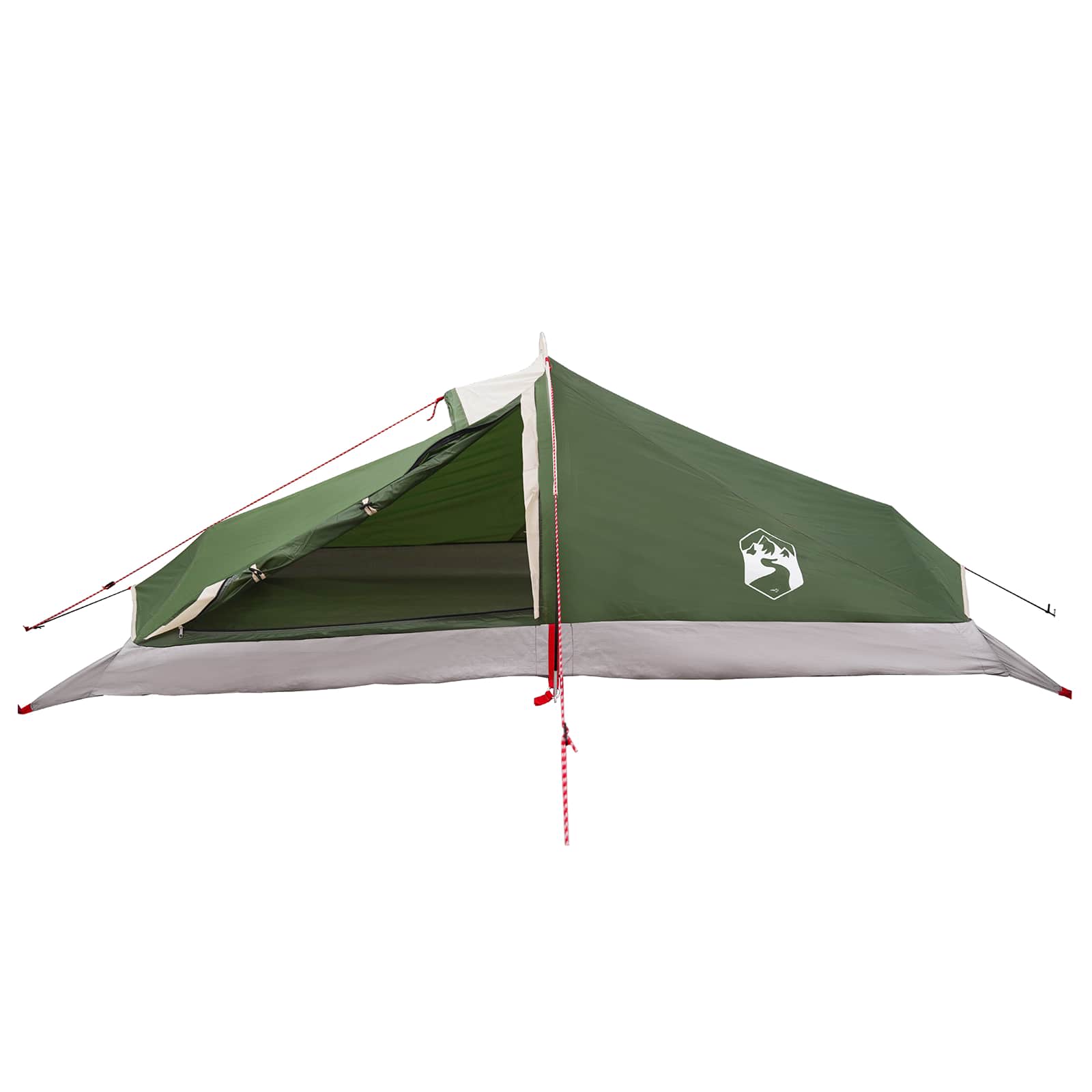 Trekkingzelt 2 Personen Grün 185T Polyester mit PU-Beschichtung