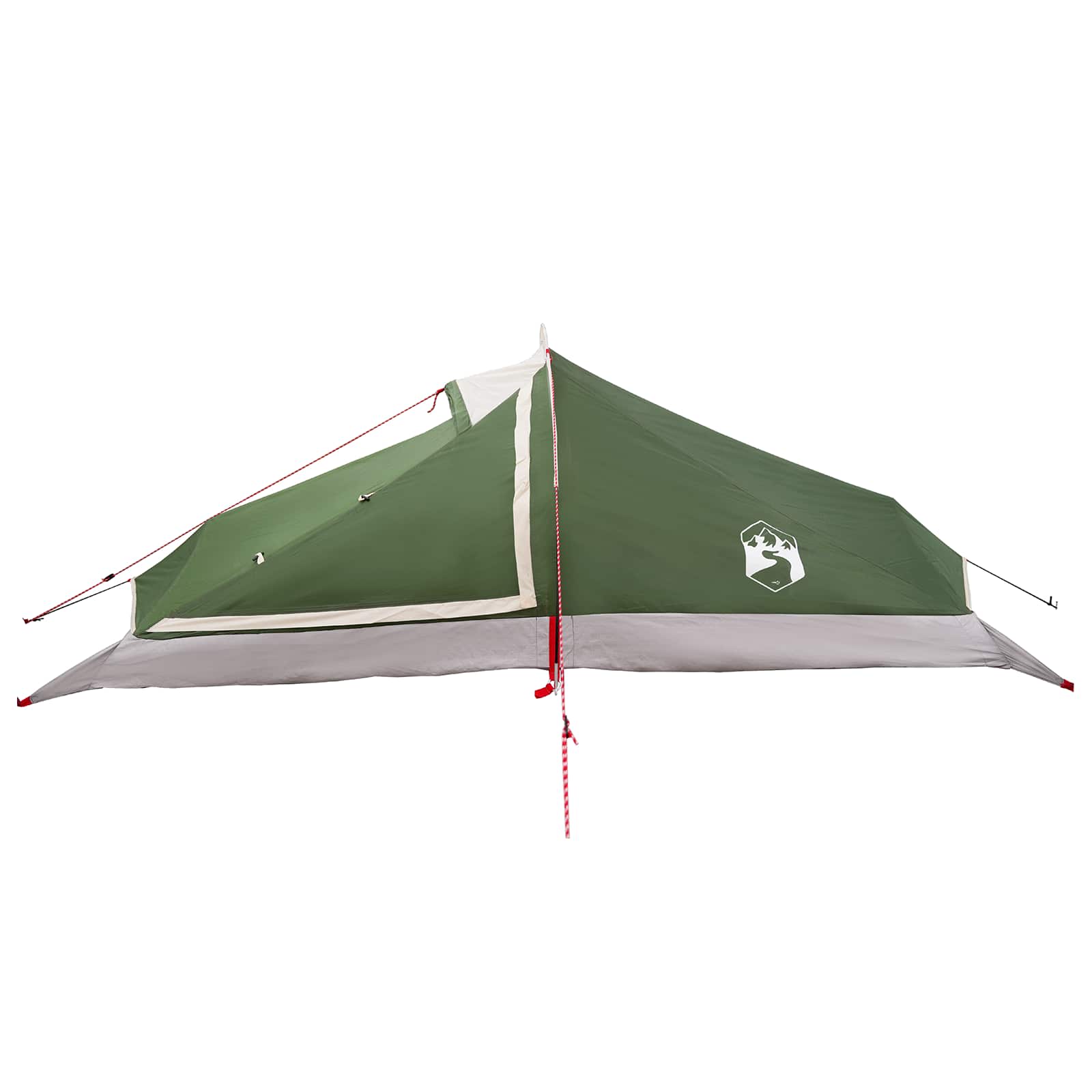 Trekkingzelt 2 Personen Grün 185T Polyester mit PU-Beschichtung