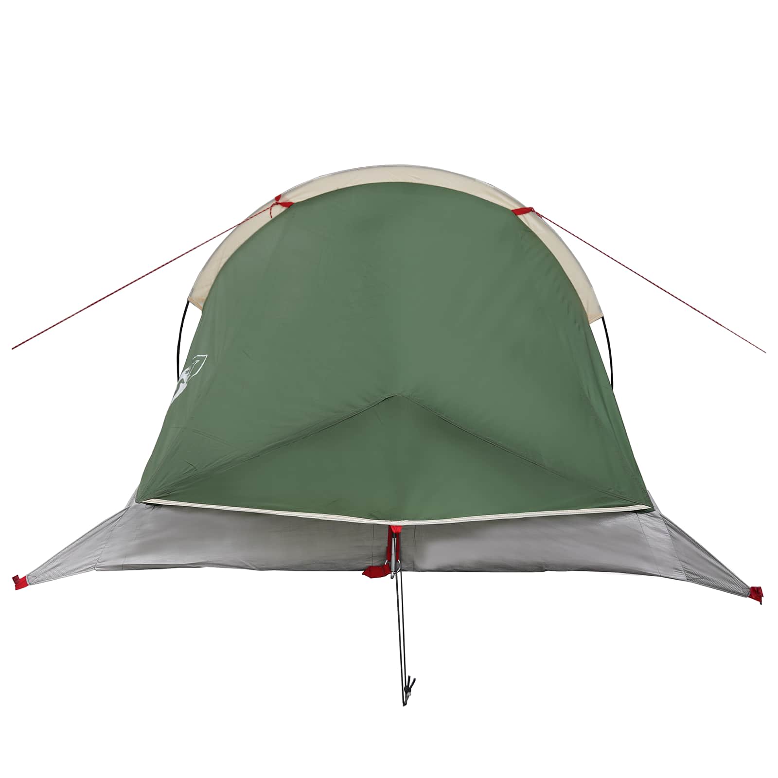 Trekkingzelt 2 Personen Grün 185T Polyester mit PU-Beschichtung