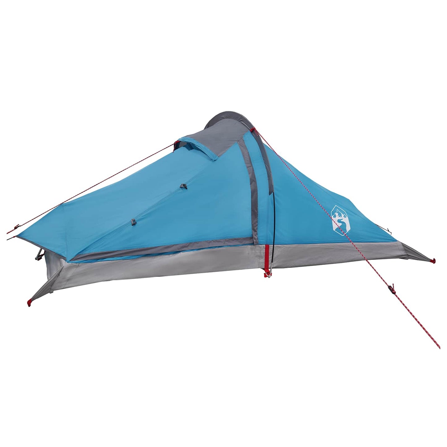 Trekkingzelt 2 Personen Blau 185T Polyester mit PU-Beschichtung