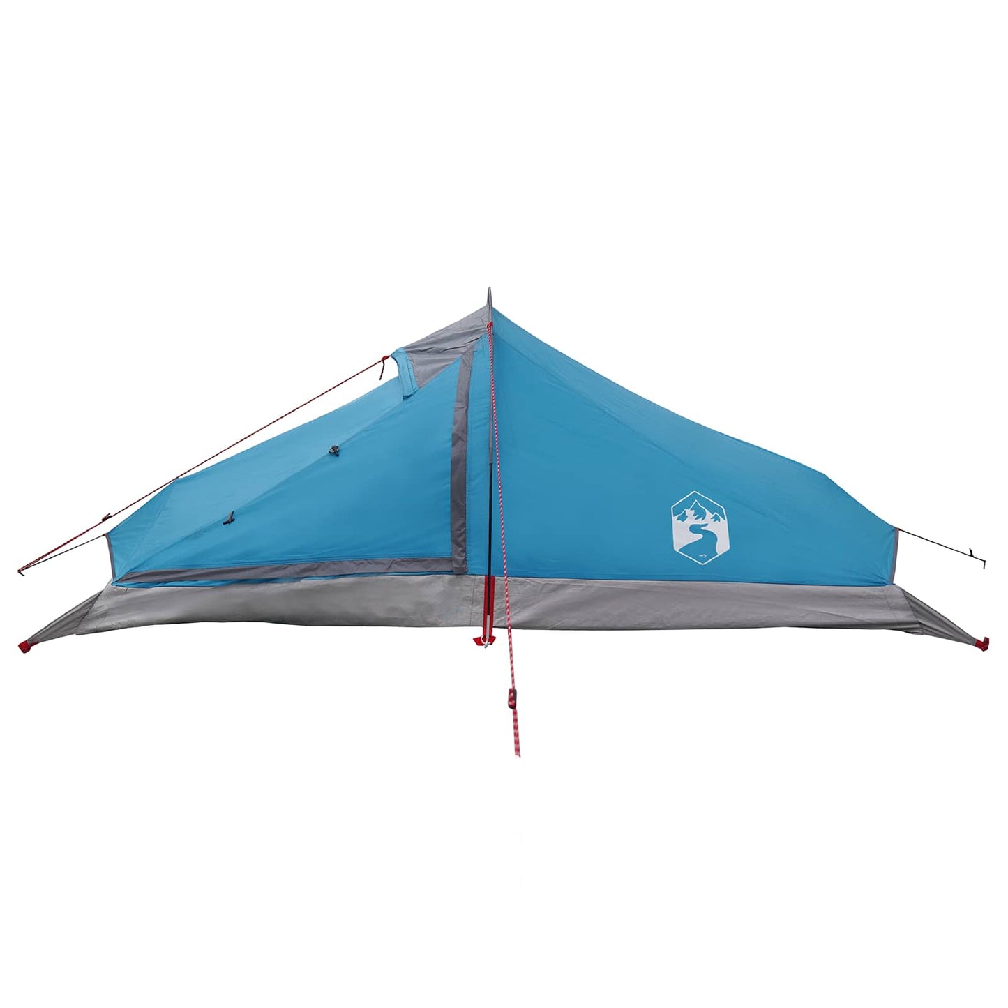 Trekkingzelt 2 Personen Blau 185T Polyester mit PU-Beschichtung