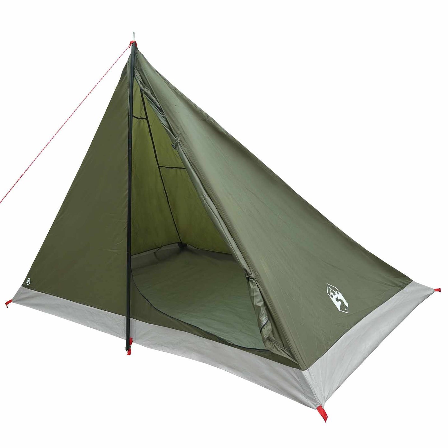 Trekkingzelt 4 Personen Olivgrün
