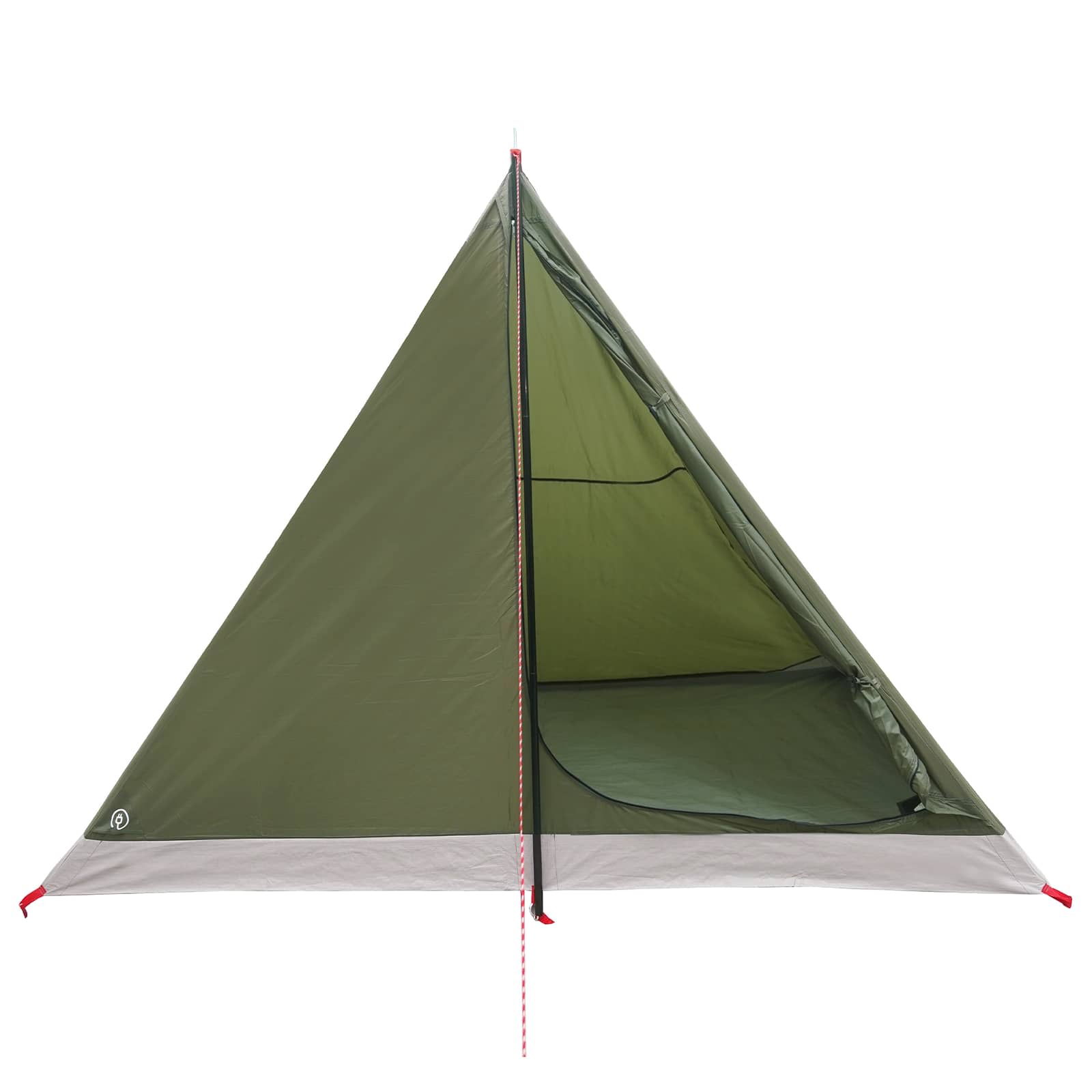 Trekkingzelt 4 Personen Olivgrün
