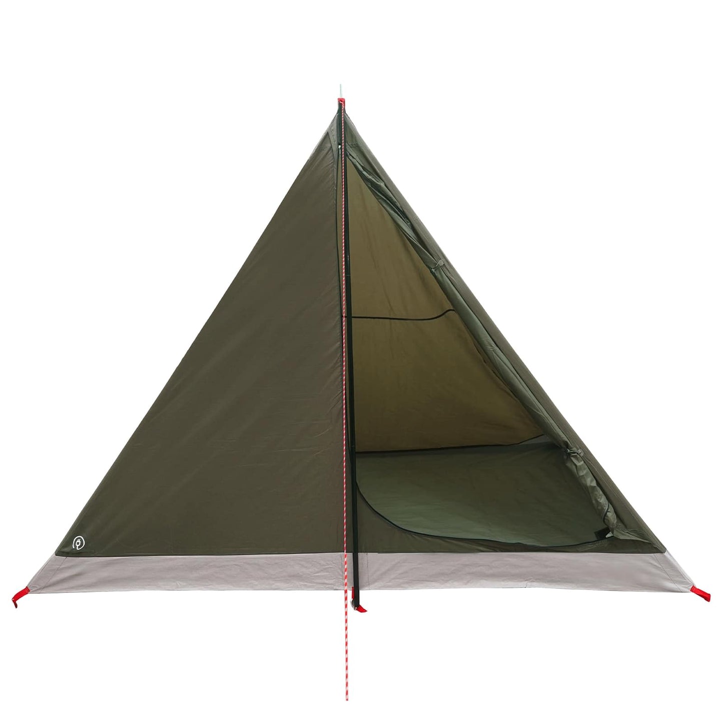 Trekkingzelt 4 Personen Braun und Grau