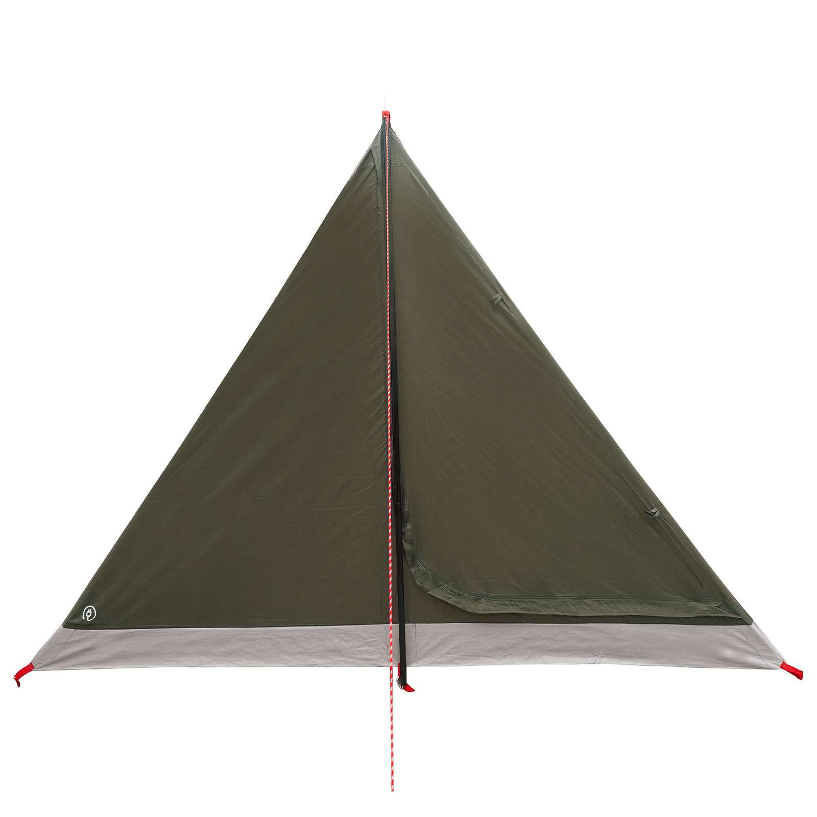 Trekkingzelt 4 Personen Braun und Grau
