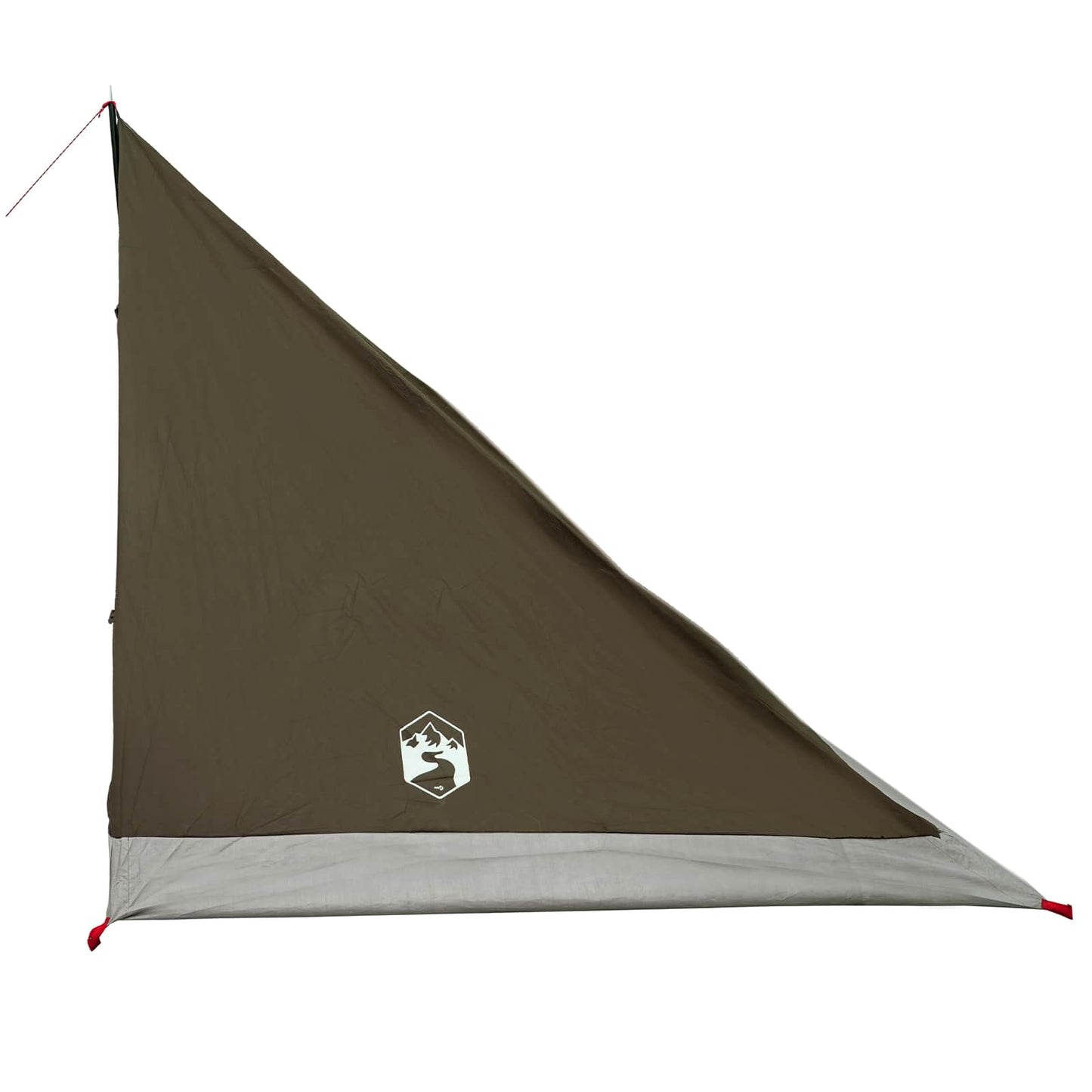 Trekkingzelt 4 Personen Braun und Grau