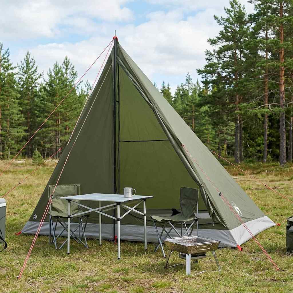 Trekkingzelt 2 Personen Olivgrün