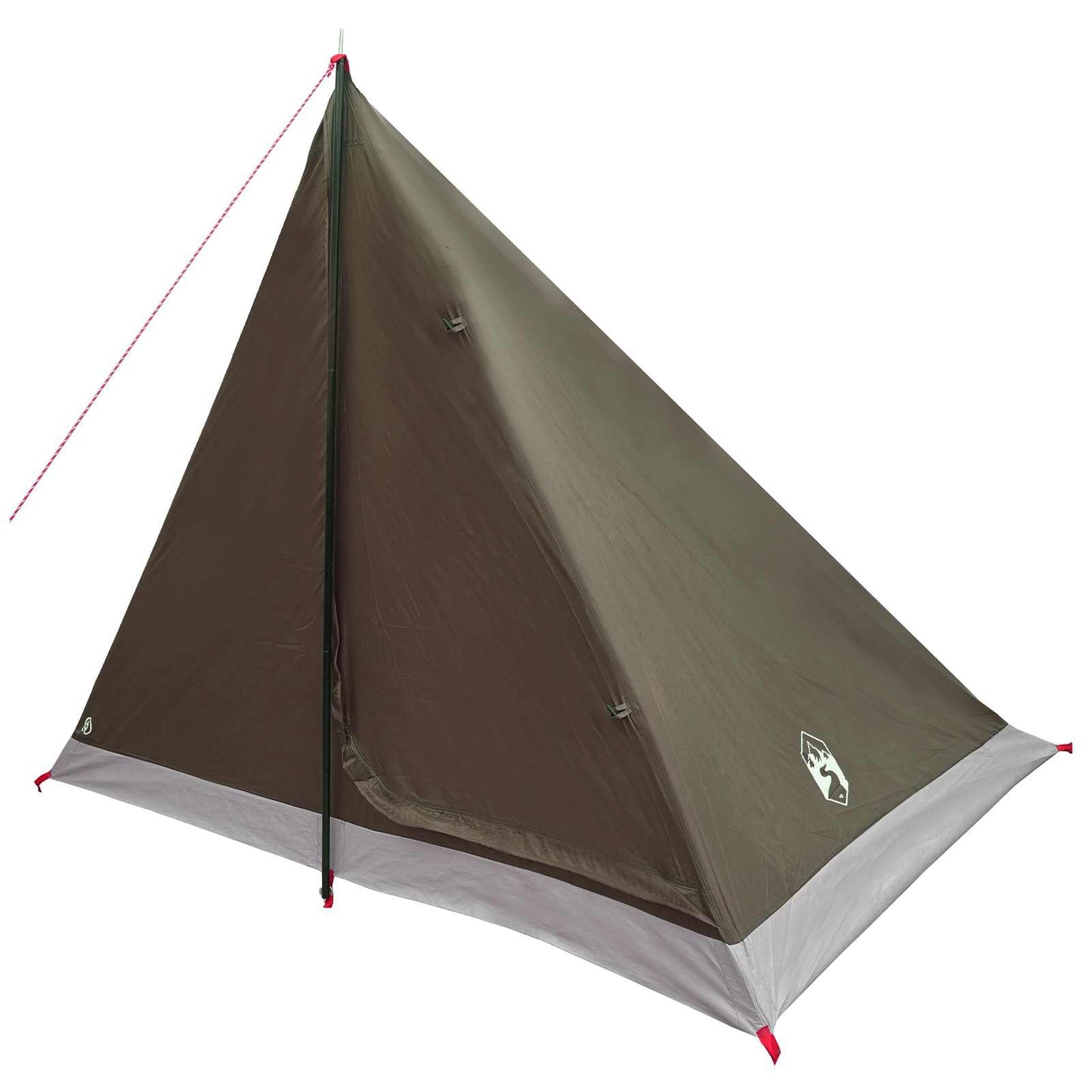 Trekkingzelt 2 Personen Braun und Grau