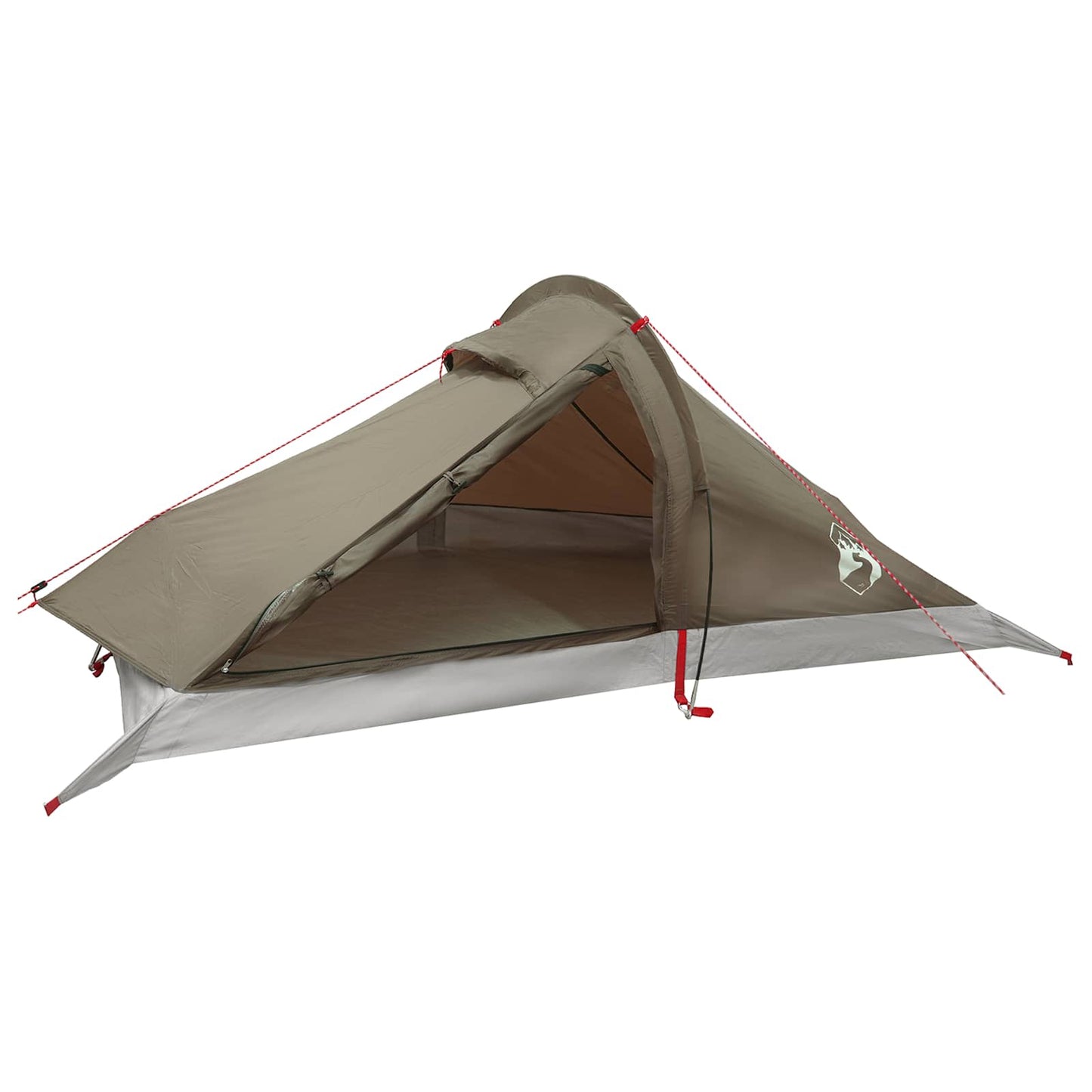 Trekkingzelt 4 Personen Braun und Grau