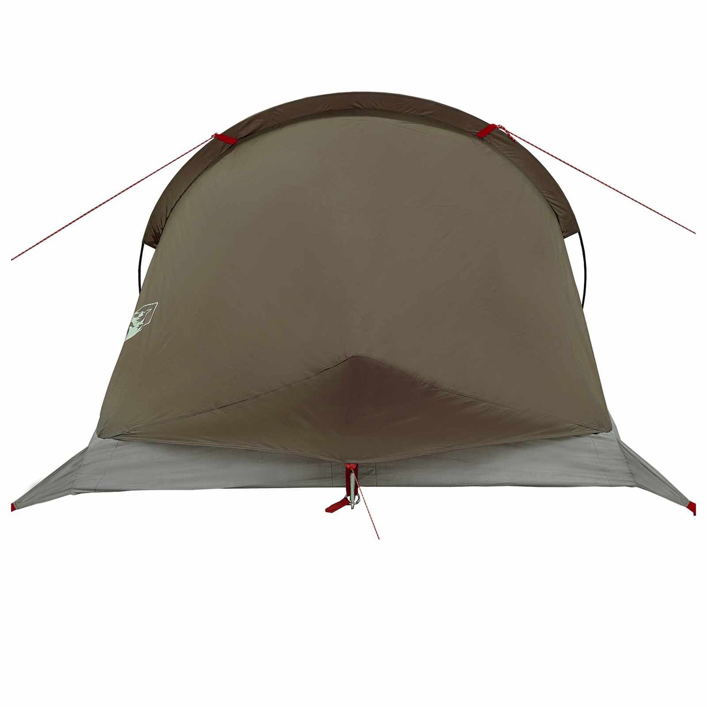 Trekkingzelt 4 Personen Braun und Grau