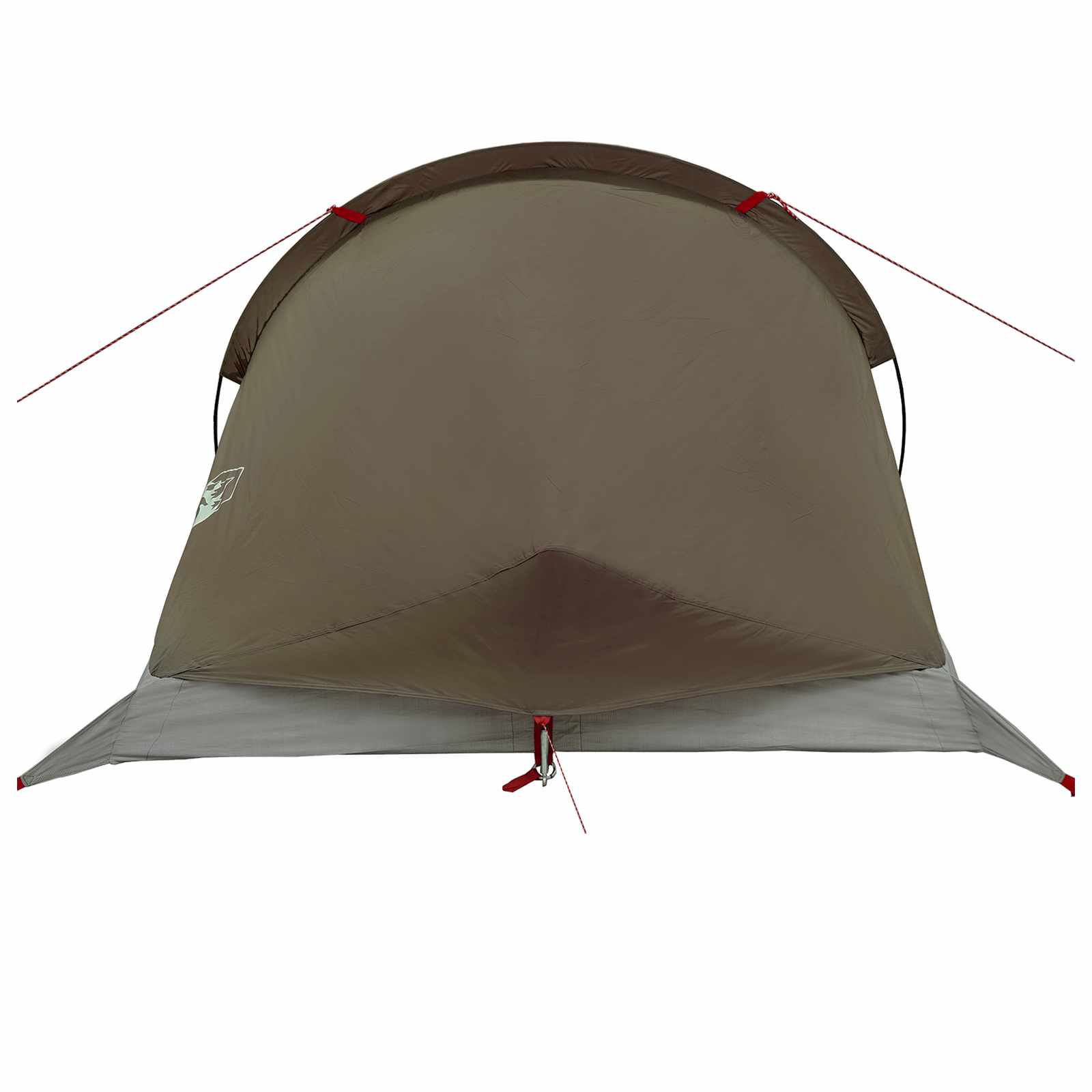 Trekkingzelt 4 Personen Braun und Grau