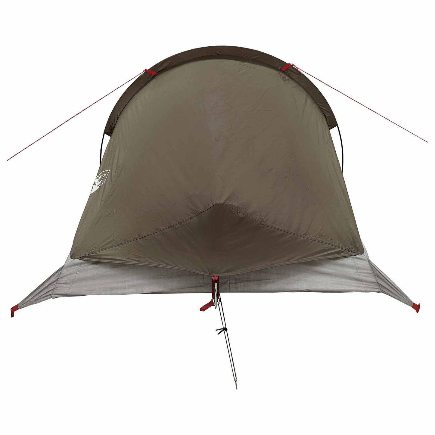 Trekkingzelt 2 Personen Braun und Grau