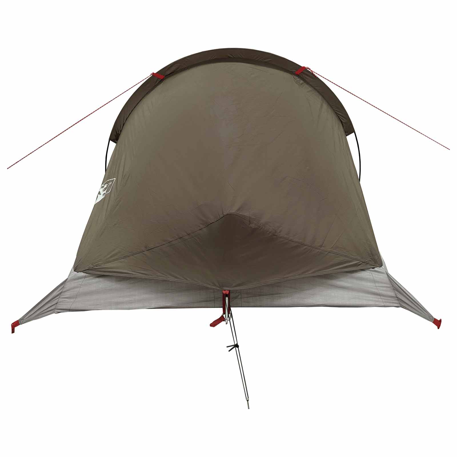 Trekkingzelt 2 Personen Braun und Grau