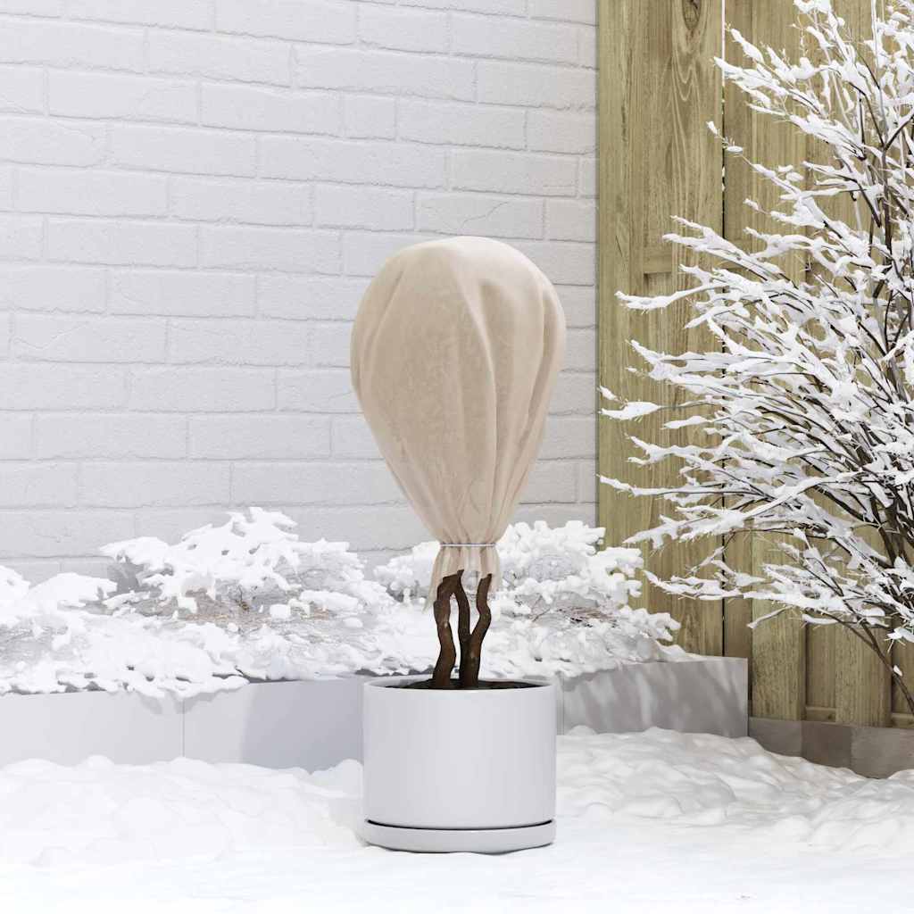 Frostschutz-Pflanzen-Vlies Beige 20 x 1,6 m Vliesstoff
