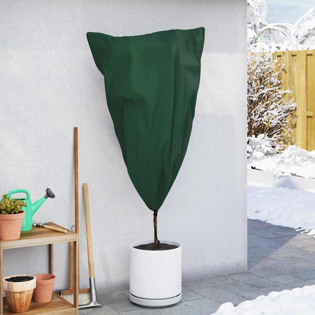 Vlies-Abdeckungen für Pflanzen zum Frostschutz 10 Stk. Grün