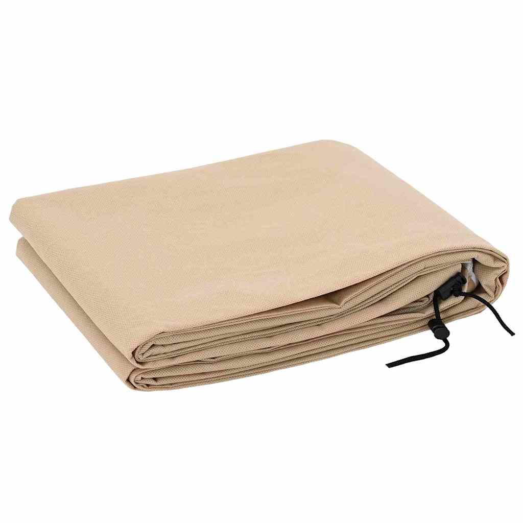 Frostschutzpflanzenfleeceabdeckungen 5 stk. Beige 1,55 x 1,55 m