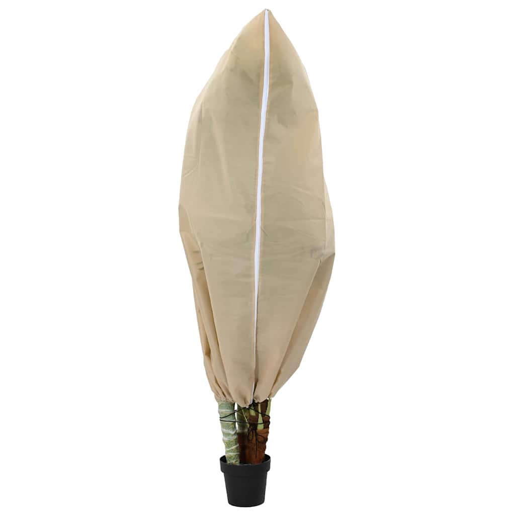Frostschutzpflanzenfleeceabdeckungen 5 stk. Beige 1,55 x 1,55 m