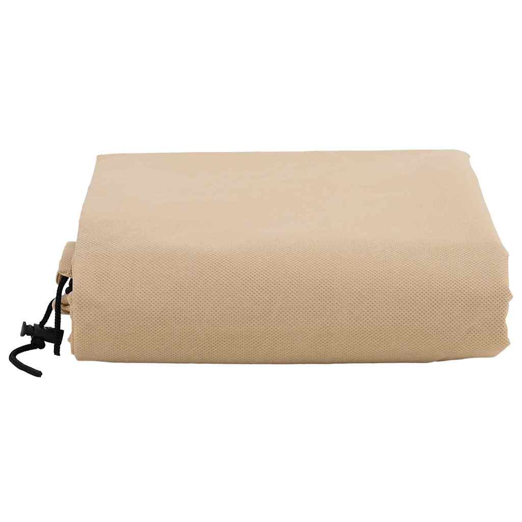 Frostschutzpflanzenfleeceabdeckungen 5 stk. Beige 1,55 x 1,55 m