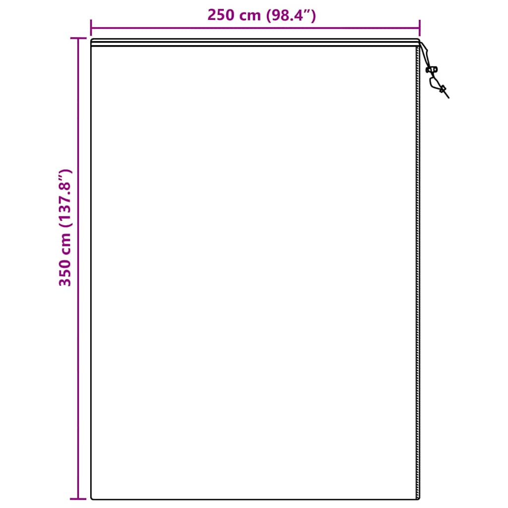Frostschutzpflanzenfleeceabdeckungen Weiß 3,5 x 2,5 m