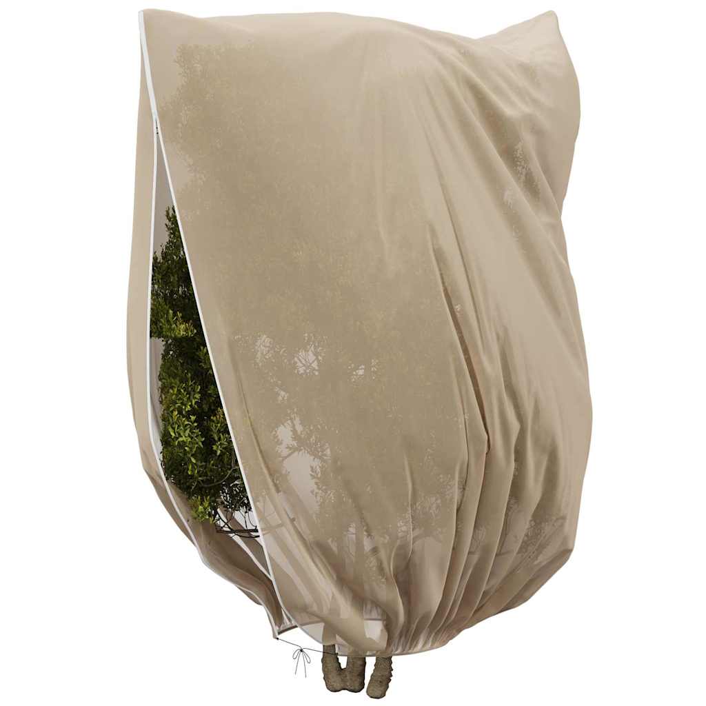 Frostschutzpflanzenfleeceabdeckungen Beige 2,4 x 2 m Vliesstoff