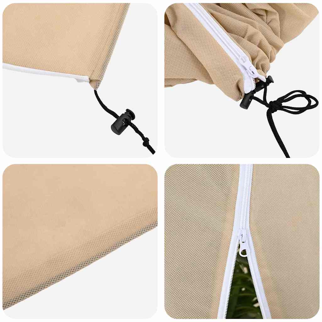 Frostschutzpflanzenfleeceabdeckungen Beige 3,5 x 2,5 m