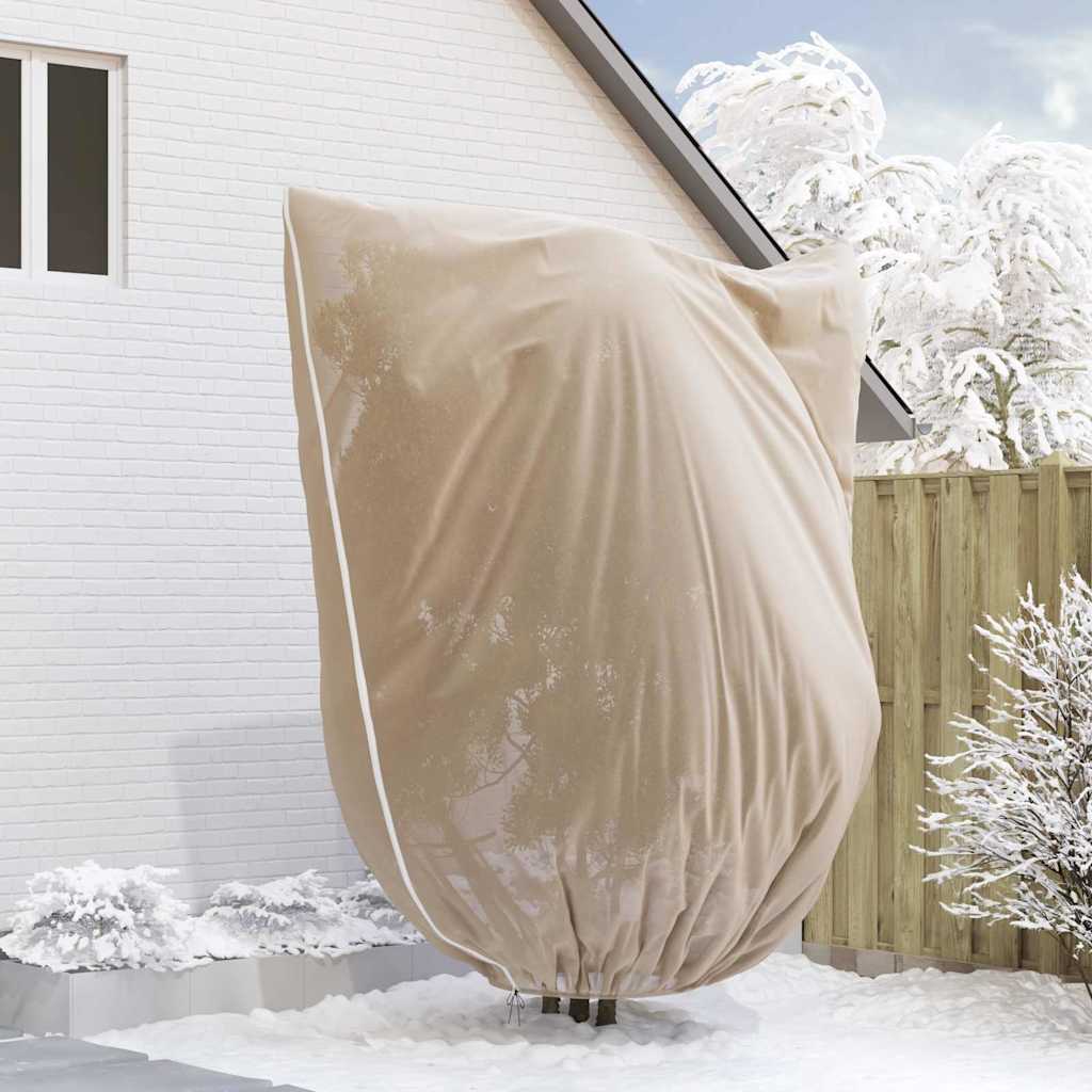 Frostschutzpflanzenfleeceabdeckungen 3 stk. Beige 3,5 x 2,5 m