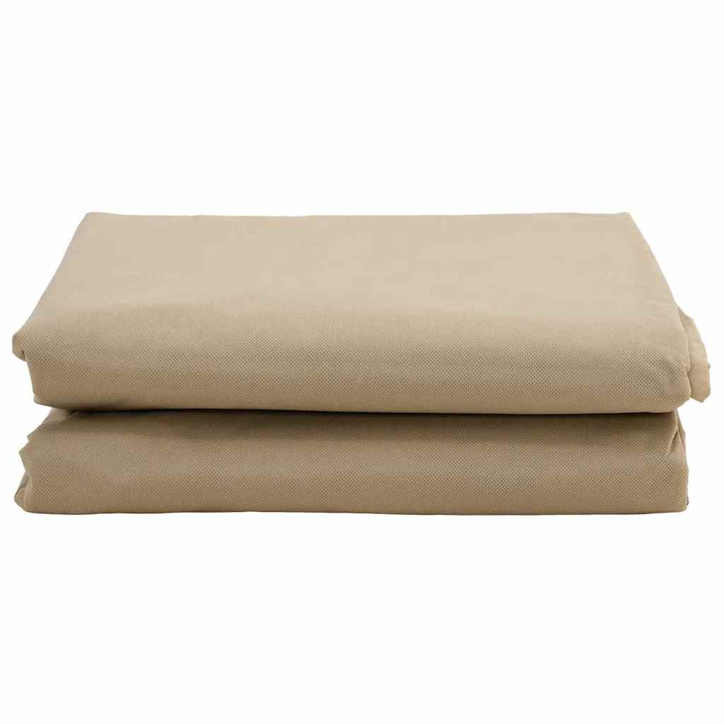 Frostschutzpflanzenfleeceabdeckungen 3 stk. Beige 3,5 x 2,5 m