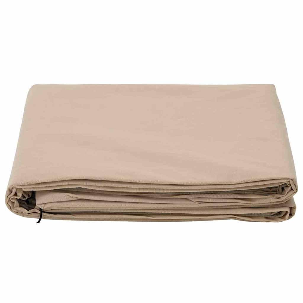 Frostschutzpflanzenfleeceabdeckungen 3 Stk. Beige 3 x 3,93 m