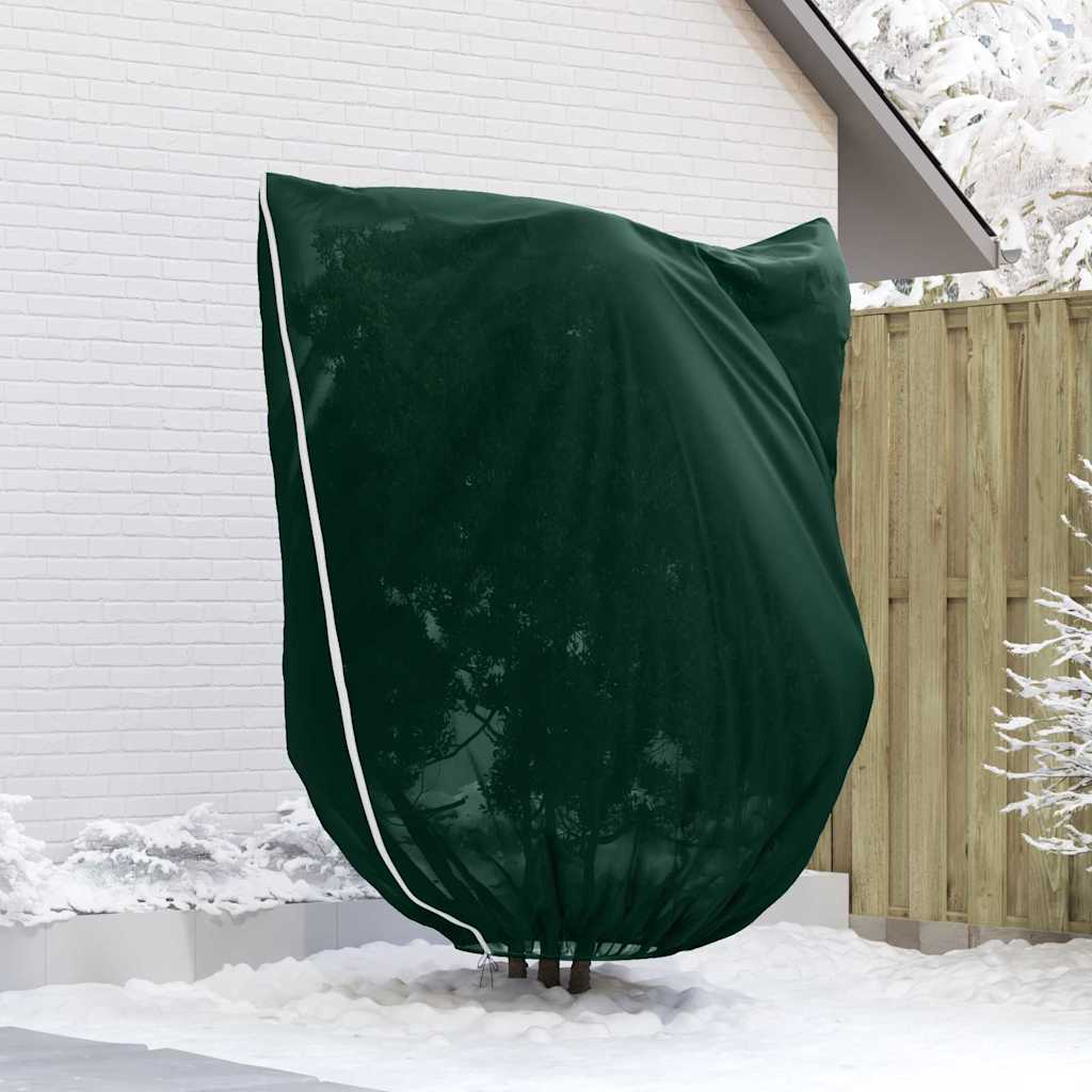 Frostschutzpflanzenfleeceabdeckungen 3 stk. Grün 2,4 x 2 m