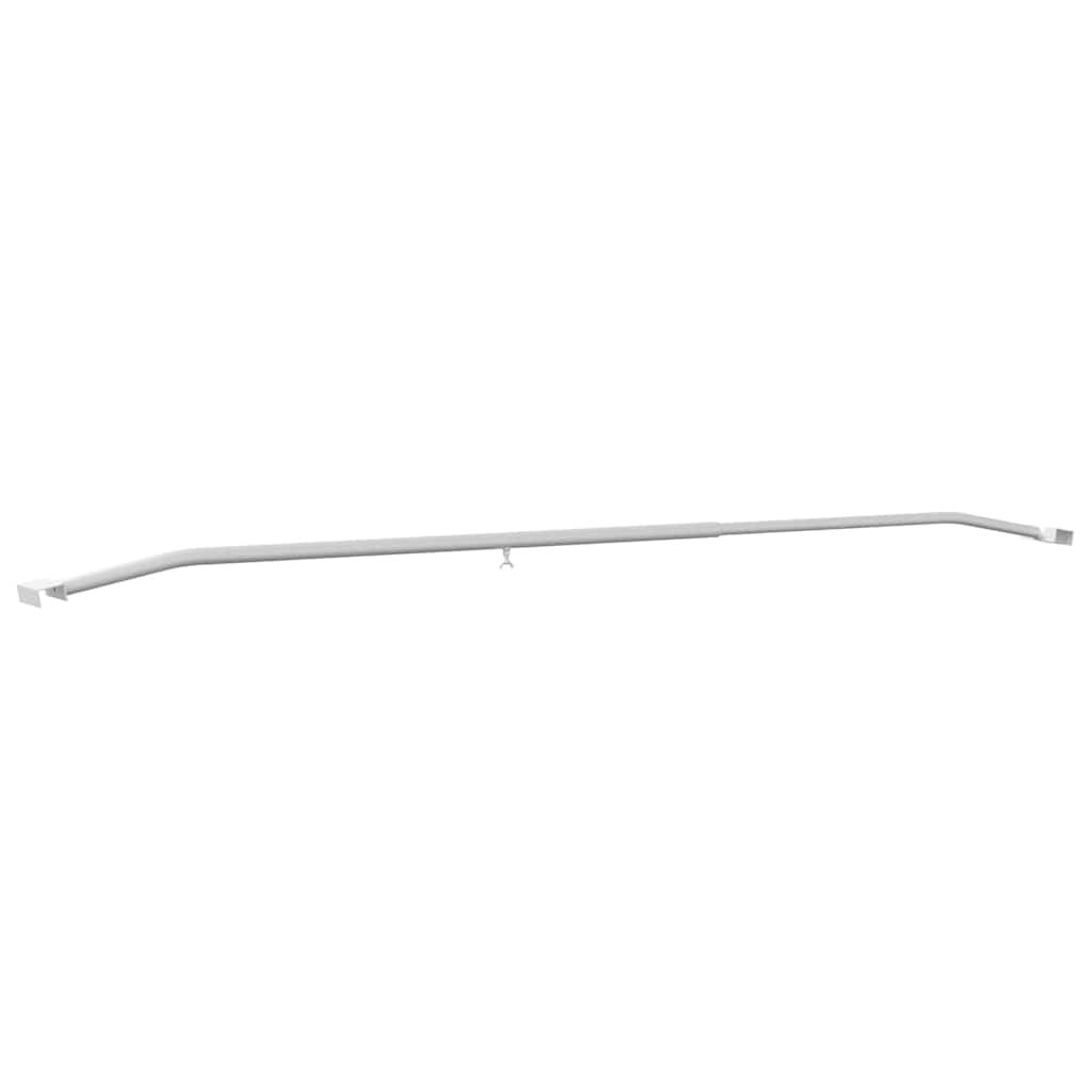 Planehalterung für Anhänger 3 Silber 136-218 cm Aluminium
