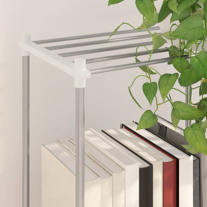 Tubular Shelf mit Speicher Weiß 42,5 x 27 x 91,5 cm Aluminium