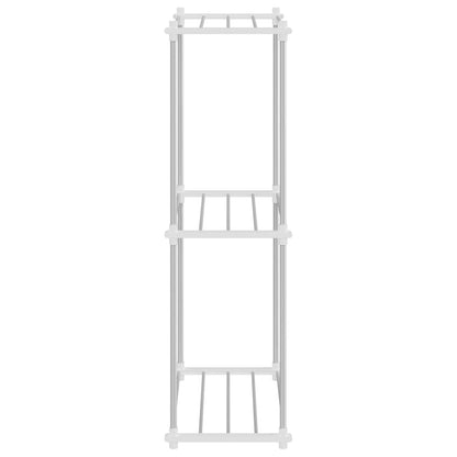 Tubular Shelf mit Speicher Weiß 42,5 x 27 x 91,5 cm Aluminium