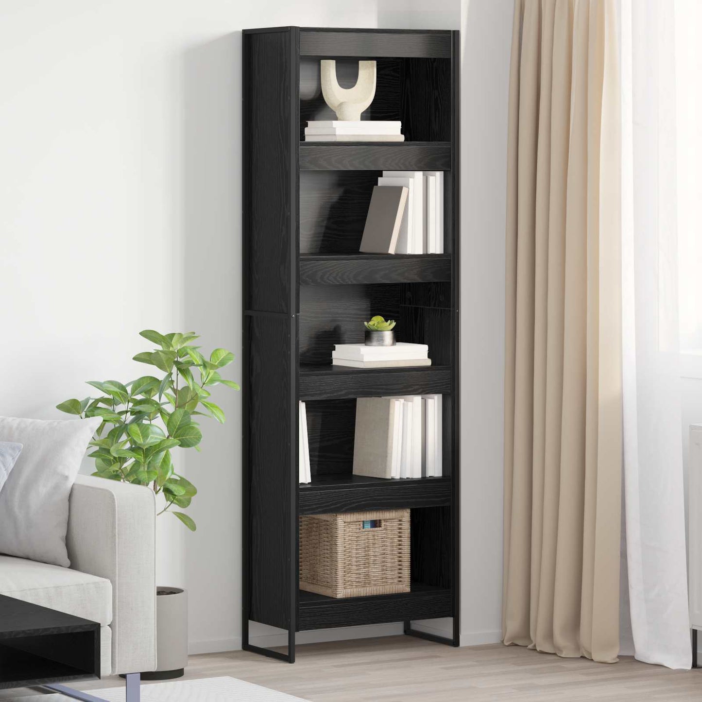 Bücherregal 60 x 30 x 189,5 cm Holzwerkstoff