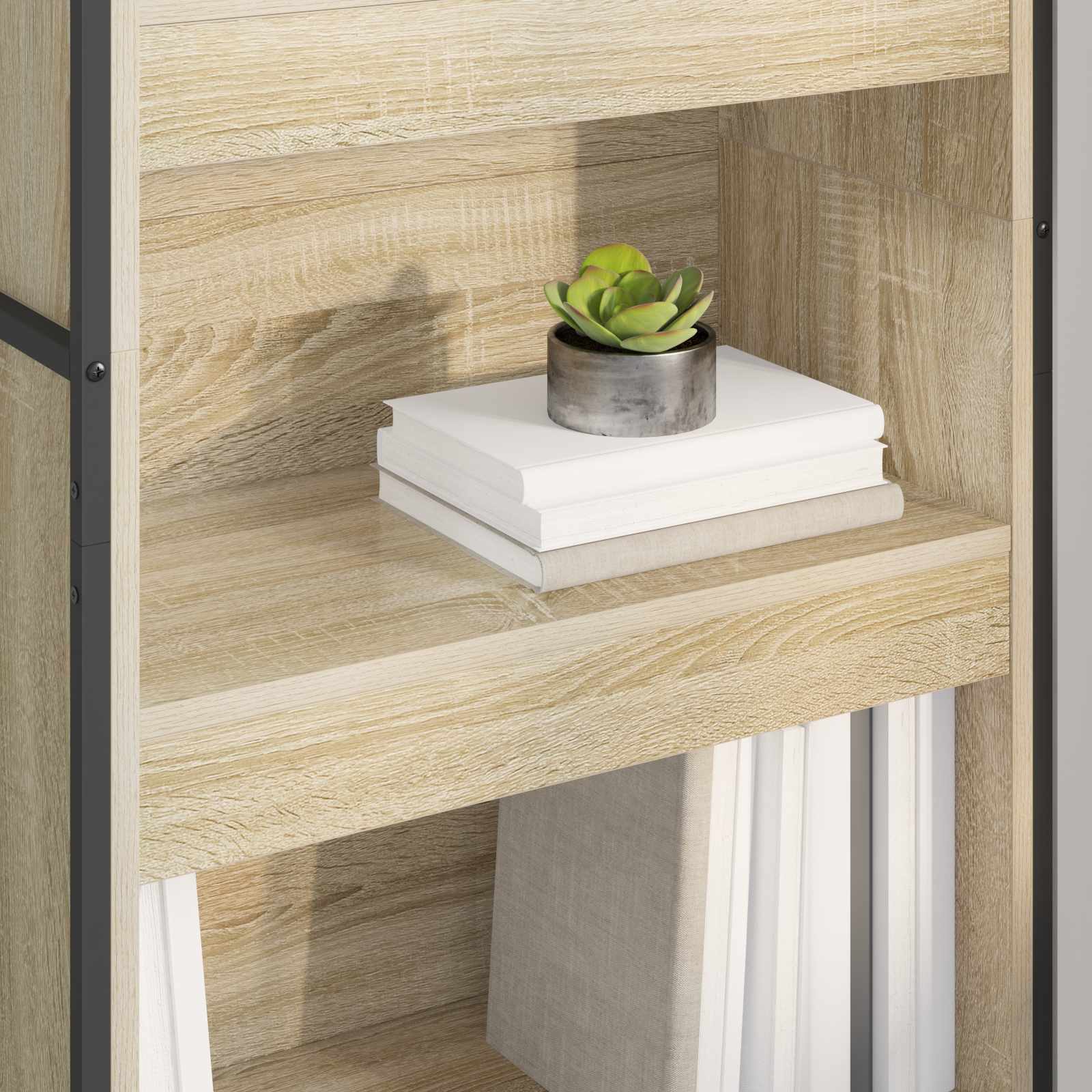 Bücherregal 60 x 30 x 189,5 cm Holzwerkstoff Sonoma