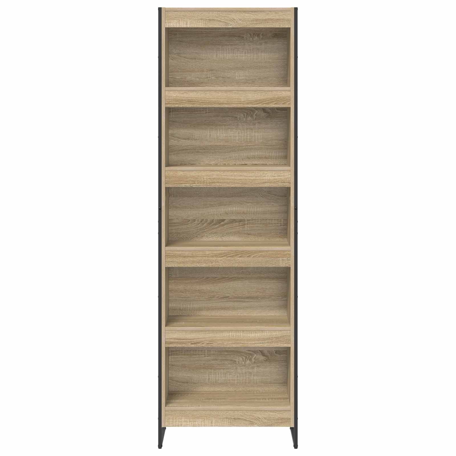 Bücherregal 60 x 30 x 189,5 cm Holzwerkstoff Sonoma
