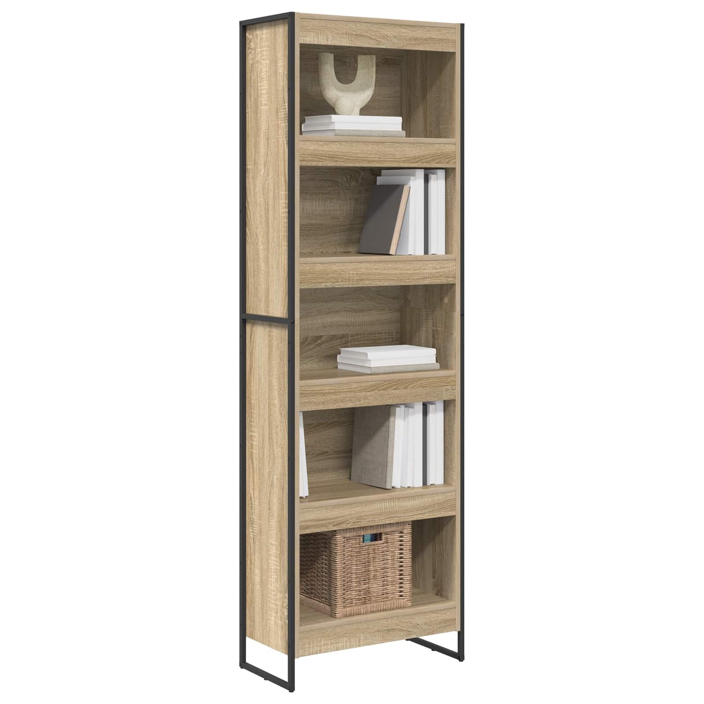Bücherregal 60 x 30 x 189,5 cm Holzwerkstoff Sonoma