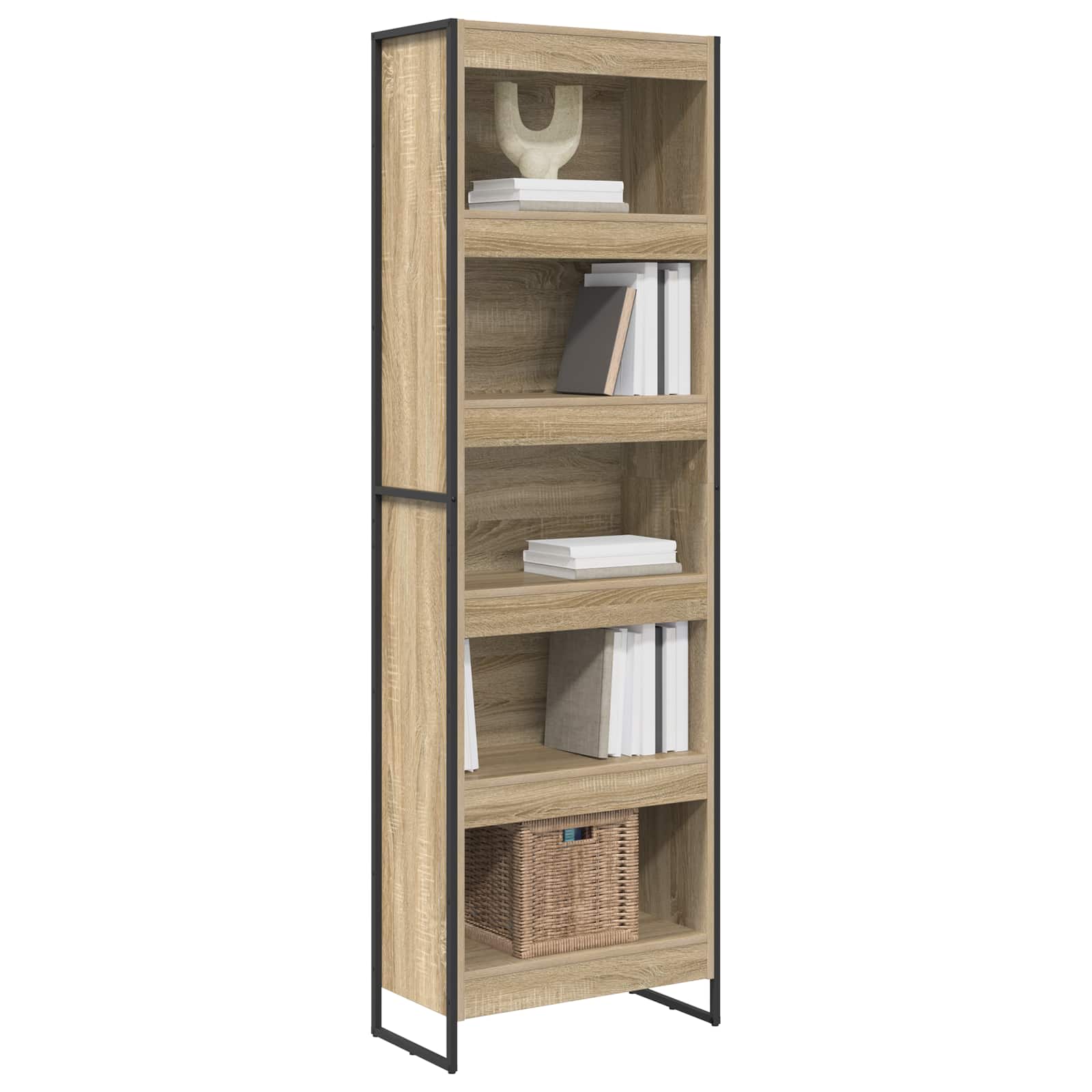 Bücherregal 60 x 30 x 189,5 cm Holzwerkstoff Sonoma
