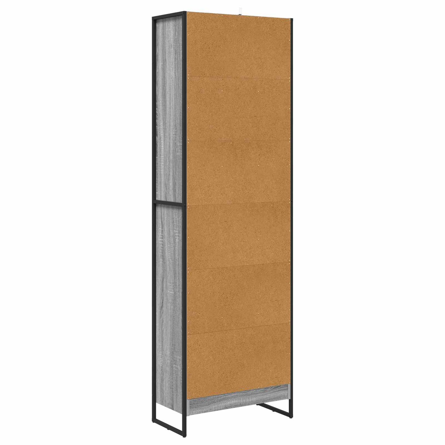 Bücherregal 60 x 30 x 189,5 cm Holzwerkstoff Graues Sonoma