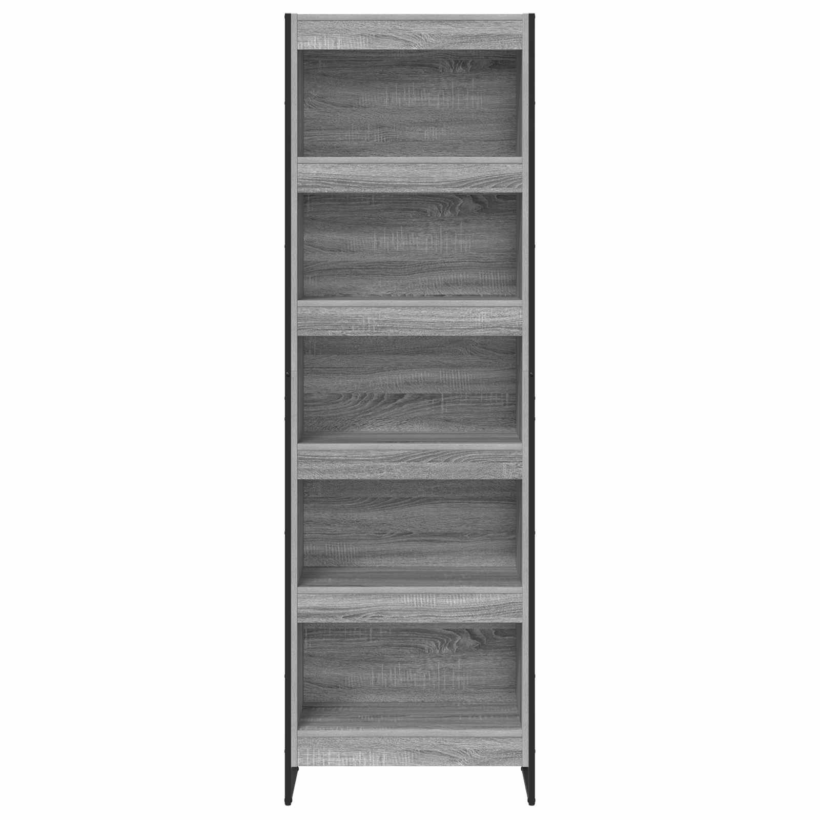 Bücherregal 60 x 30 x 189,5 cm Holzwerkstoff Graues Sonoma