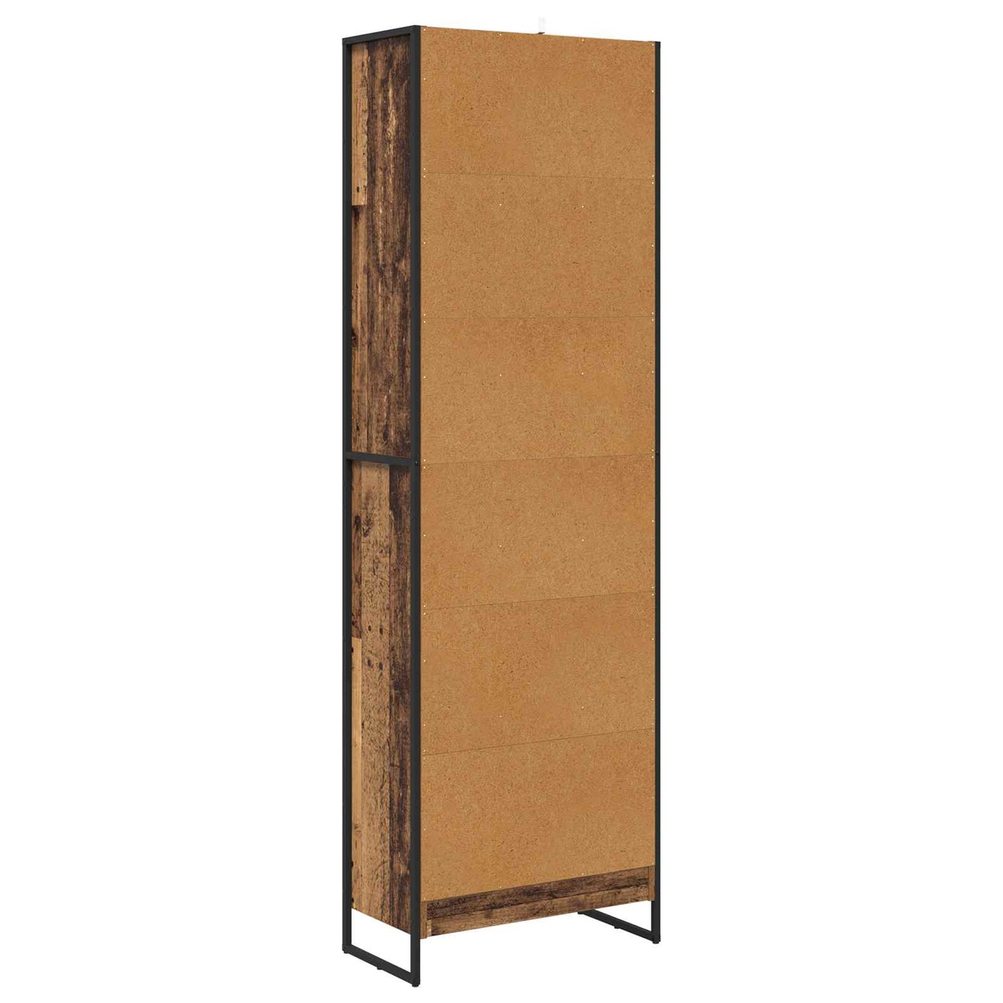 Bücherregal 60 x 30 x 189,5 cm Holzwerkstoff Altholz