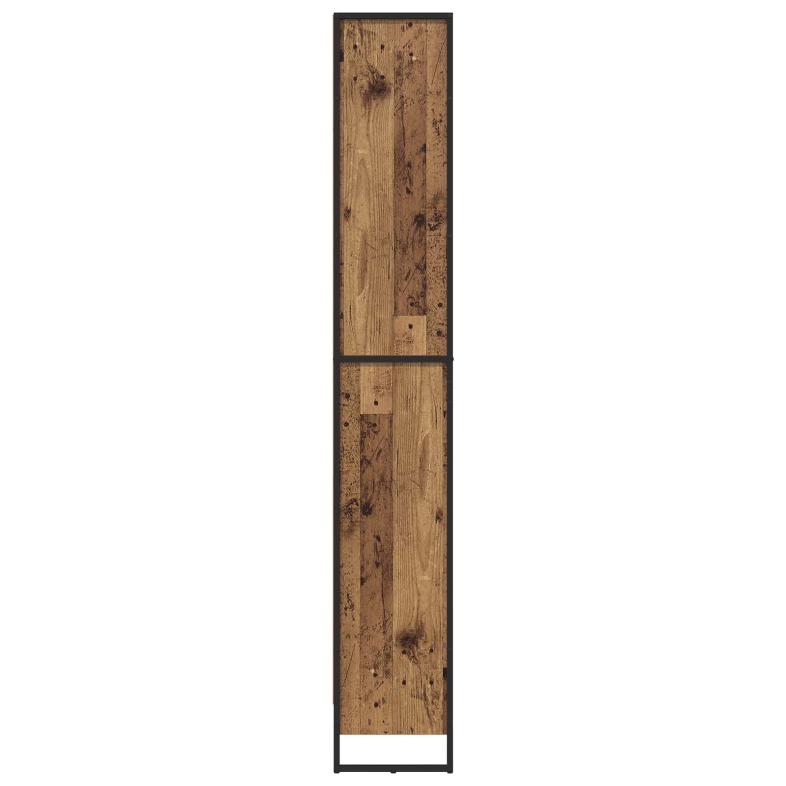 Bücherregal 60 x 30 x 189,5 cm Holzwerkstoff Altholz