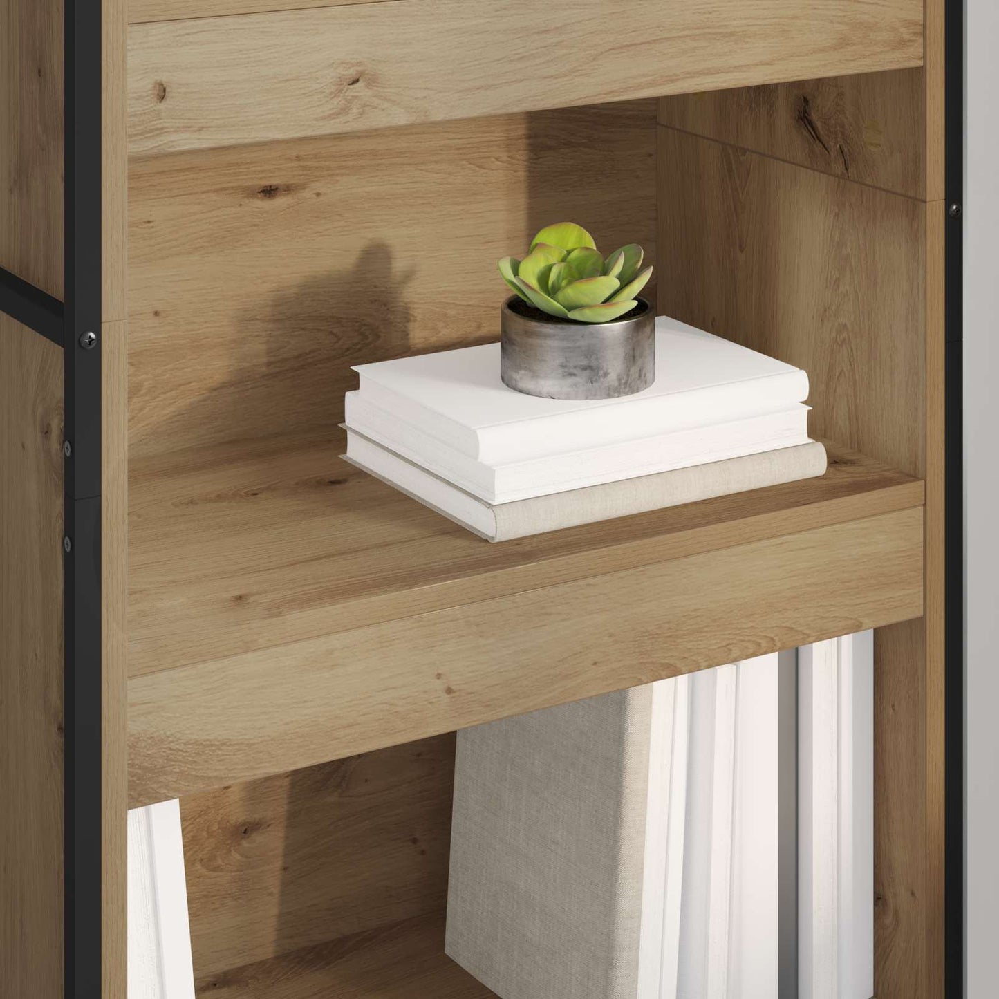 Bücherregal 60 x 30 x 189,5 cm Holzwerkstoff